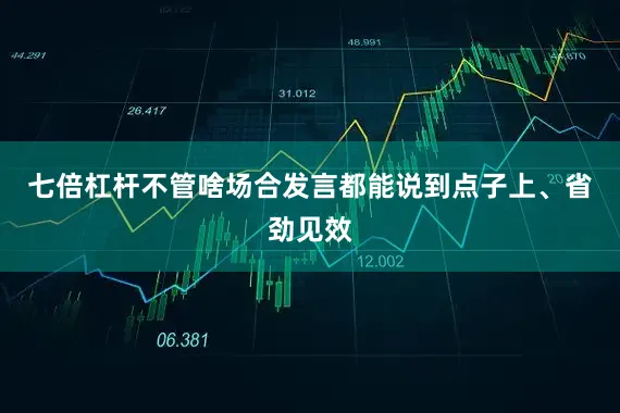 七倍杠杆不管啥场合发言都能说到点子上、省劲见效