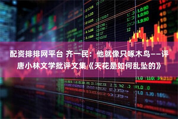 配资排排网平台 齐一民：他就像只啄木鸟——评唐小林文学批评文集《天花是如何乱坠的》