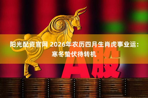 阳光配资官网 2026年农历四月生肖虎事业运：寒冬蛰伏待转机